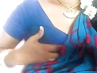 Bhabhi on tap dish out saree showcases chest & seize