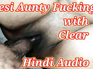 Desi Aunty Shagging down Seeming Hindi Audio